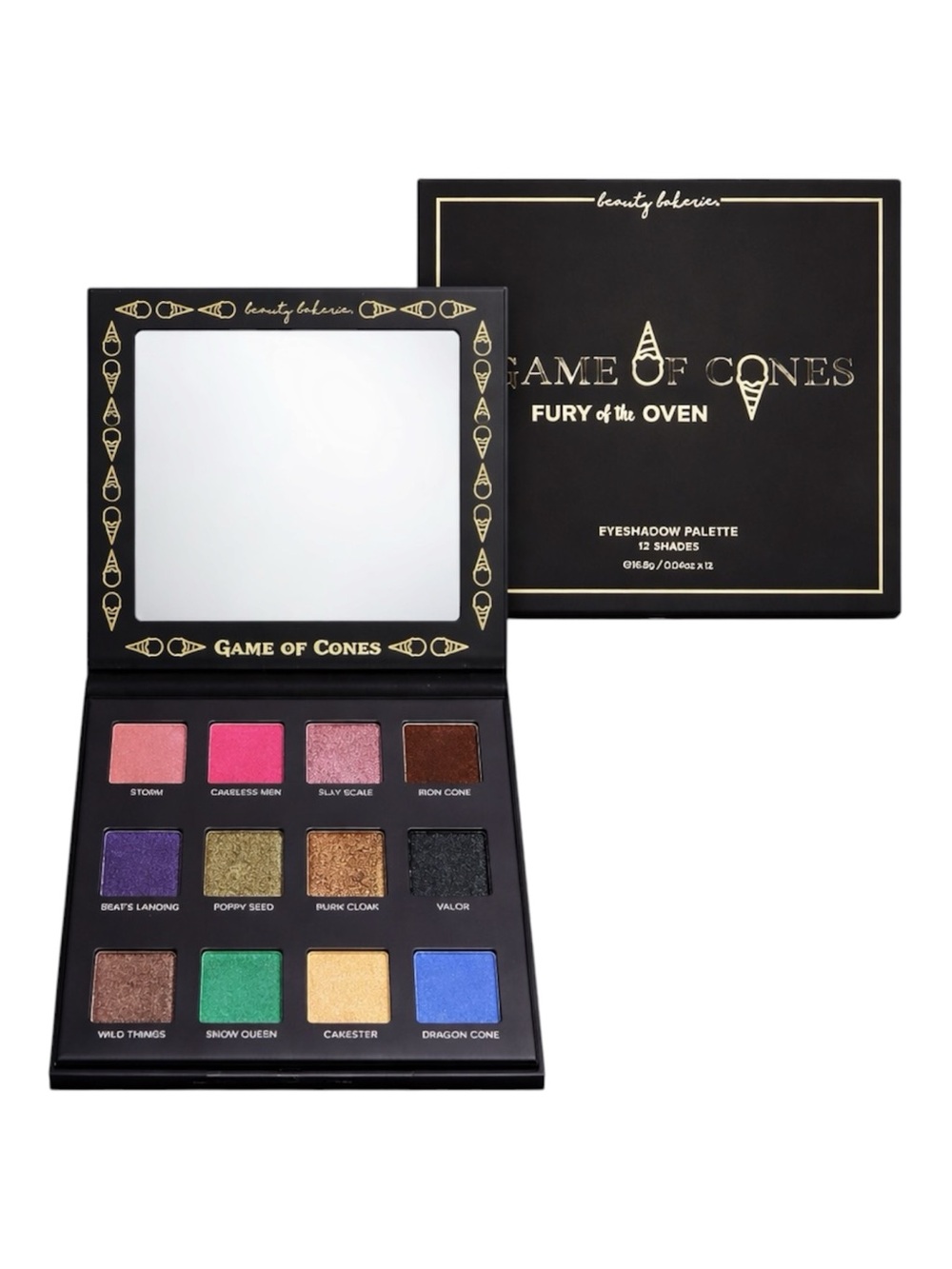BEAUTY BAKERIE GAME OF CONES FURY OF THE OVEN EYESHADOW PALETTE - BRAND NEW